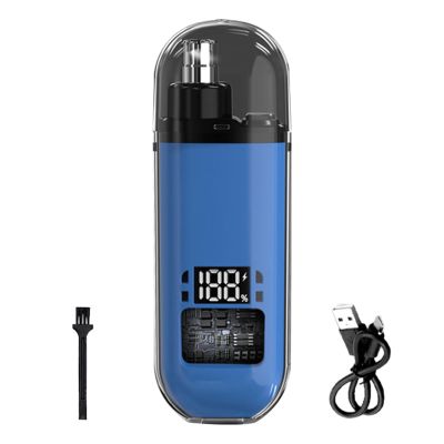 Digital Portable Electric Nose and Ear Hair Trimmer, Electric Nose Hair Clippers with Digital Display | Ideal for Men, Women, Precise Cutting, Trimming Kit