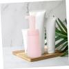 2Pcs Foam Bottle Pump Dispenser Refillable Hand Soap Dispenser for Liquid Soap Lotion Shampoo Stylish Bathroom Foam Dispenser for Skincare Products view 2