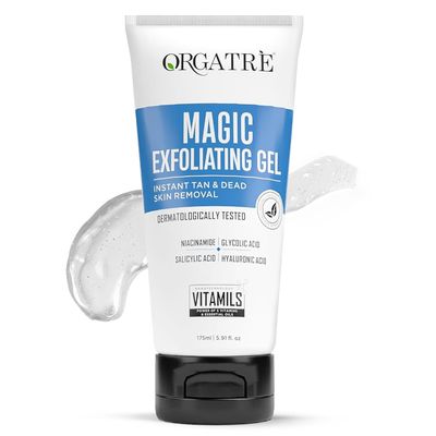 Exfoliating Scrub Gel  175ml | Face & Body Polishing Gel with Niacinamide, Glycolic, Salicylic & Hyaluronic | Dermatologically Tested