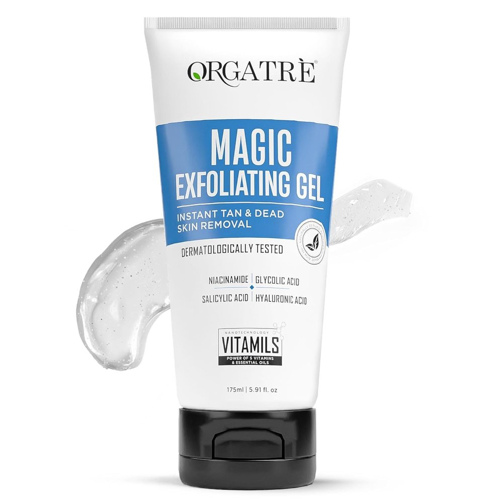Exfoliating Scrub Gel  175ml | Face & Body Polishing Gel with Niacinamide, Glycolic, Salicylic & Hyaluronic | Dermatologically Tested