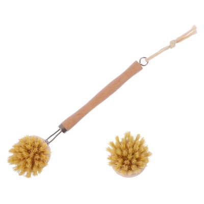 2Pcs Long Handle Body Cleaning Brush Multi Functional Kitchen Supplies for Exfoliating Skin Easy for Delicate Skin for Household Cleaning