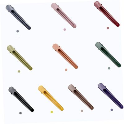10Pcs Lovely Duckbill Hair Clips for Random Color Decorative Barrettes Hair Accessories for All Hair Types and Styles
