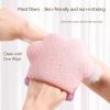 2 Count ALYAN Cat Paw Shaped Facial Cleansing Sponge, Pink and Purple, Soft Polyurethane, Deep Cleaning Makeup Remover, Body Scrubbing Tool view 2