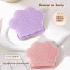 2 Count ALYAN Cat Paw Shaped Facial Cleansing Sponge, Pink and Purple, Soft Polyurethane, Deep Cleaning Makeup Remover, Body Scrubbing Tool view 3