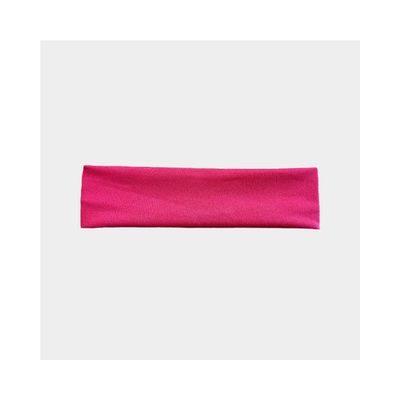 100 Pcs Solid Color Premium Cotton Headbands for Women & Men - Thick Stretch Non Slip Sweat Wicking Sport Headband for Workouts, Yoga, Gym & Running (Rose Red)