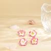 10 Pcs Plumeria Hair Clip, Plumeria Flowers, Flower Hair Clips, Mini Flowers Clips, Hawaiian Hairs Clip, Hawaiian Hairs Claw, Small Frangipani Hibiscus Barrettes, Mini Frangipani Accessories (Rose) view 4