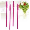 50Pcs Disposable Eyelash Brushes Wands Applicator Kits Rosy Makeup Brush for Mascara Application for Professional Beauty Salons Home Use Separates Lashes Flexible view 2