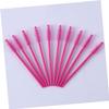 50Pcs Disposable Eyelash Brushes Wands Applicator Kits Rosy Makeup Brush for Mascara Application for Professional Beauty Salons Home Use Separates Lashes Flexible view 4