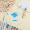 30pcs Shower Head Cleaner, 2 Styles Shower Head Cleaner Brushes & 10 Multi-Size Unclogging Needles Showerhead Cleaning Picks Brush Tool for Small Nozzle Hole Bathroom Gap Window Slot (Blue) view 3