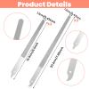 6 Pcs Diamond Nail File, Double Sided Diamond Deb Nail File with Curved and Sharp Pointed Tip for Natural Nails, Manicure Pedicure Tools for Salon Home view 2