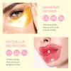 30 Pcs Lip Masks & Eye Masks, 24K Gold Crystal Gel Collagen Eye Pads, Cherry Under Eye Patches for Puffy Eyes, Dark Circles, Wrinkles and Fine Lines, Bachelorette Party Favors, Bridesmaid Gifts view 2