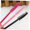 50Pcs Disposable Eyelash Mascara Wands Applicator Kits Rosy Spoolies Makeup Brush for Clump Application Great for Eyelash Separation and Makeup Essentials view 2