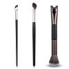 3 Pcs Sculpting Dual-End Nose Brush, 2-in-1 Nose Contour Brush Angled Makeup Brushes Blush Brushes for Sculpting and Defining Contour view 1