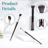 3 Pcs Sculpting Dual-End Nose Brush, 2-in-1 Nose Contour Brush Angled Makeup Brushes Blush Brushes for Sculpting and Defining Contour view 3