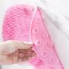 2PCS Silicone Shower Foot Brush Pad, Shower Foot & Back Scrubber Massage Pad, Wall Mounted Exfoliating Massage Cleaner for Shower (Pink+Blue) view 3