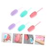 6Pcs Bathing Brush Multifunctional Cleaning Massaging Tools for All Skin Types Gentle Exfoliating Body Scrubber for Home Use view 3