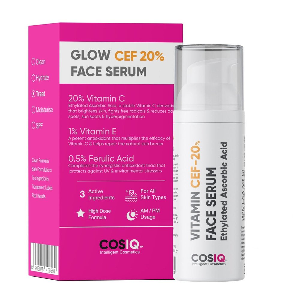 20% Vitamin C Serum, 30ml | With Vitamin E & Ferulic Acid | Glowing & Brightening Skin | Anti-Aging Serum. for Wrinkles, Fine Lines & Dark Spots | All Skin Types 30ml