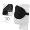 BIUDECO 3D Contoured Adjustable Sleep Eye Mask Breathable Memory Cotton Blindfold for Complete Light Blocking Comfortable Eye Cover for Travel and Sleep view 2
