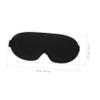 BIUDECO 3D Contoured Adjustable Sleep Eye Mask Breathable Memory Cotton Blindfold for Complete Light Blocking Comfortable Eye Cover for Travel and Sleep view 3