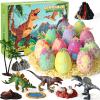 Golray Bath Bombs for Kids with Surprise Inside Dinosaur Toy, 12 Pack Dinosaur Eggs Bath Bombs Pretend Playset, Handmade Bubble Bath Fizzies Stocking Stuffers Birthday Christmas Gift for Boys view 1