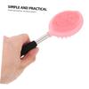 2Pcs Long Handle Silicone Bath Brush Ergonomic Back Scrubber for Shower Soft Exfoliating Body Brush for Maximum Comfort Versatile Wet and Dry Use for Bathroom Decor view 3