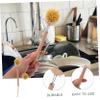 2Pcs Long Handle Body Cleaning Brush Natural Bristle and Wooden Design for Exfoliating and Back Massage for Wet and Dry Brushing Promotes and Skin Health view 3