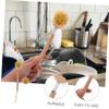 2Pcs Wooden Bath Scrub Brush Durable Body Cleaning Brush for Smooth Skin for Shower and Bathing Accessories view 2
