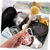 2Pcs Wooden Bath Scrub Brush Durable Body Cleaning Brush for Smooth Skin for Shower and Bathing Accessories view 3