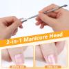 6Pcs Ingrown Toenail Tool, Toenail File and Lifters, Nail File Lifter Pusher, Spoon Nails Cleaner Manicure Tools, Metal Cuticle Pusher And Scraper, Under Nail Cleaner Tools Pain Relief view 4