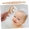 2pcs Infant Soft Wool Bath Brushes for Newborn Scalp Shampoo Care view 4