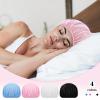 4pcs Mesh Sleeping Caps for Curly Hair, Mesh Sleep Bonnets For Sleeping Night, Hair Net For Rollers, Elastic Hairnet for Women (White, Pink, Light Blue, Black) view 3