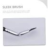2Pcs Curved Fan Eyelash Brush for Precise Makeup Application Portable Lower Eyelash Eyebrow Tool for Color Gloss Application Durable Easy to Carry Makeup view 3