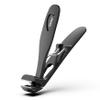 BEZOX Angled Head Toe Nail Clippers for Thick Nails  Straight Blade Toenails Clipper for Seniors, Ergonomic Nail Cutters with Catcher, Heavy-Duty Nail Trimmer - Black view 1