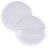2pcs 4.13 Inch Powder Puffs Large Loose body powder puff, White Soft Velour makeup puff view 1