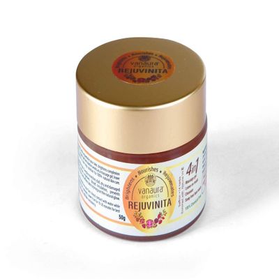 Vanaura Organics REJUVINITA 4 IN 1 ORGANIC GEL-(MASSAGE GEL,LEAVE ON MASK,CLEANSER, SOAP FREE WASH)
