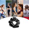 Fashion Big Glossy Scrunchie, Black And White Dinosaur Skull Skeleton Thick Hair Ties Ponytail Holders Scrunchies view 3
