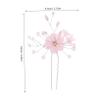3Pcs Bridal Hair Pins U Shaped Vintage Flower Design Wedding Accessories and Elegant Chinese Style Hairpins for Traditional Weddings view 2