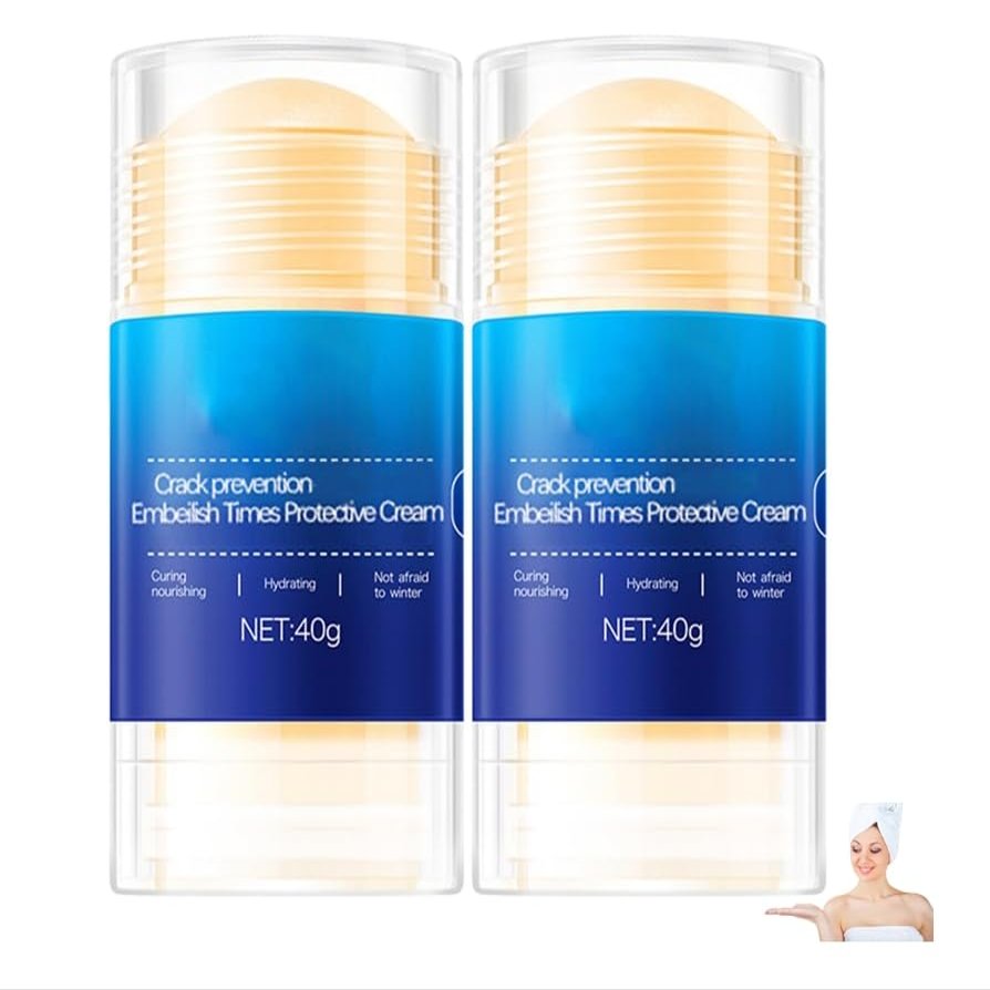 youfua Crack Feet Prevention Stick, Foot Balm Anti Cracked Foot Cream For Dry Heels, Moisturizing Foot Balm Stick, Remove Dead Skin And Softening Dry Skin (Blue)