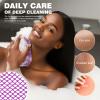 2 Pack Authentic African Net Sponge with Handles, Mesh Body Scrubber, Exfoliating Sponge for Gentle Cleansing & Back, Durable, Portable Bath Sponge (Purple and Red) view 4
