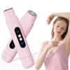 PUNOLAZY Bikini Trimmer for Women, 2-Speed Electric Razor for Pubic Hair Dual Head Shaver Women IPX7 Waterproof Rechargeable Lady Trimmer for Bikini Underarm Body Leg Face Pink view 1