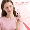 PUNOLAZY Bikini Trimmer for Women, 2-Speed Electric Razor for Pubic Hair Dual Head Shaver Women IPX7 Waterproof Rechargeable Lady Trimmer for Bikini Underarm Body Leg Face Pink view 2