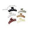6Pcs Minimalist Hair Claw Clips for Women Durable Jaw Hair Clips Mixed Colors Comfortable Reliable Accessories for Thick and Thin Hair for Daily Use Special view 2