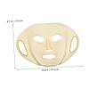 3Pcs Reusable Silicone Face Mask Covers Skincare Facial Covers for Moisture Retention Comfortable Fit Lightweight and Portable Beauty Accessories for view 2