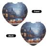 KKLWEGU Christmas Atmosphere Compact Pocket Mirror,1x/2x Cosmetic Mirror Portable Folding Handheld Mirrors Portable Travel Makeup Mirror for Women Girls view 2