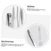 MUCKLILY Nail Clipper Set 4-Piece Kit with Nail File Eyebrow Tweezers Storage Case for Men and Women for Home Use and Travel view 3