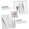 MUCKLILY Nail Clipper Set 4-Piece Kit with Nail File Eyebrow Tweezers Storage Case for Men and Women for Home Use and Travel view 4