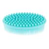 2Pcs Silicone Bathing Massage Scrubbers Blue Pink Cleaning Shower Brushes for Design for All Ages Portable Durable Silicone for Home Travel view 1