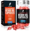 aokur Beard Oil Capsules for Men  Softens, Strengthens & Hydrates with Grape Seed & Camellia Oils  Mess-Free Single-Use Beard Conditioner  Travel-Ready & Leakproof  40 Count (Jasmine Scent) view 1