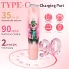 Beanify 2-in-1 Painless Womens Electric Razor & Bikini Trimmer with LED Display, 2026 Waterproof Wet/Dry Rechargeable Electric Shaver with Dual-Head for Ladies Pubic, Bikini Underarm Leg Arm view 3