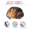 Double Layers Shower Cap For Women, Reusable Elastic Bathing Bath Cap Golden Retriever Hair Caps Waterproof Ladies Spa Salon Shower Hat Hair Caps view 4